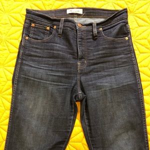 Madewell - 10” high rise skinny skinny Davis wash